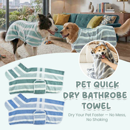 Pet Quick-Dry Bathrobe Towe