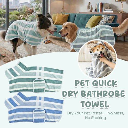 Pet Quick-Dry Bathrobe Towe