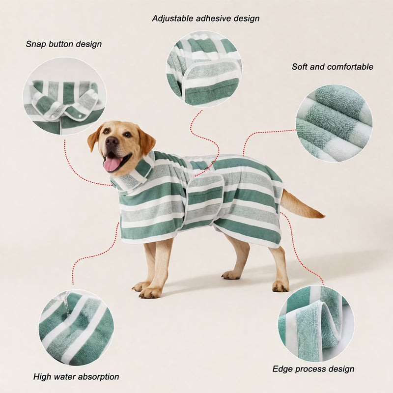 Pet Quick-Dry Bathrobe Towe
