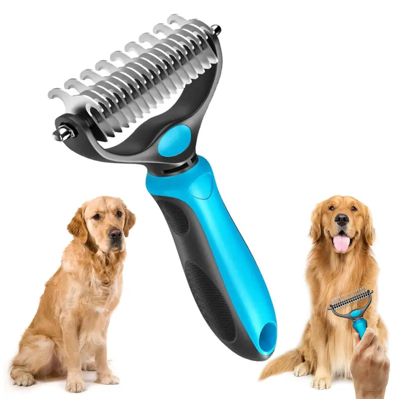 Double-Sided Deshedding Pet Brush