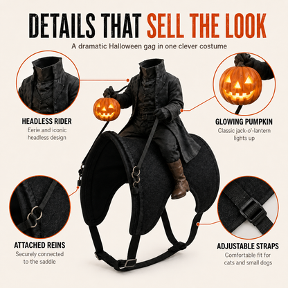 Headless Horseman Pet Halloween Costume