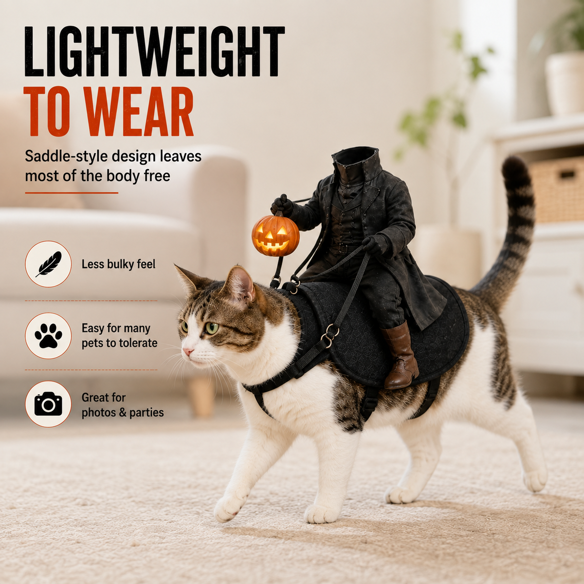 Headless Horseman Pet Halloween Costume