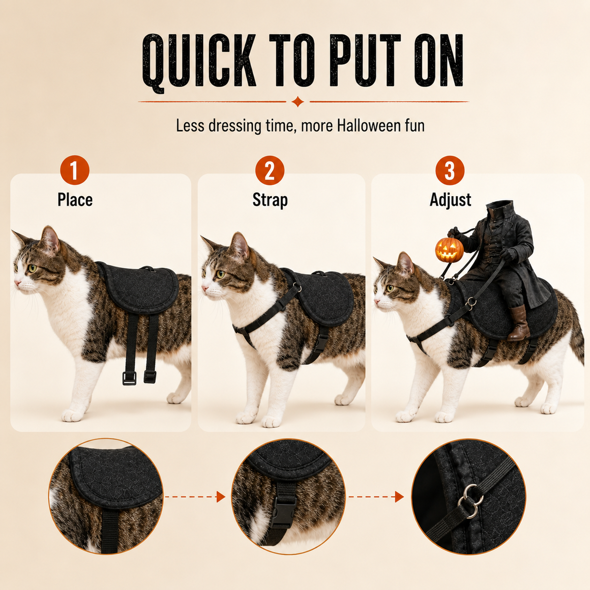 Headless Horseman Pet Halloween Costume